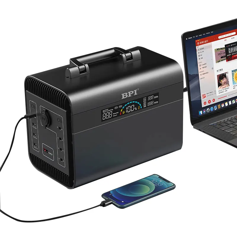 Europe Free Shipping 1200w 1500w Outdoor Camping Generator Power Banks Portable Power Station