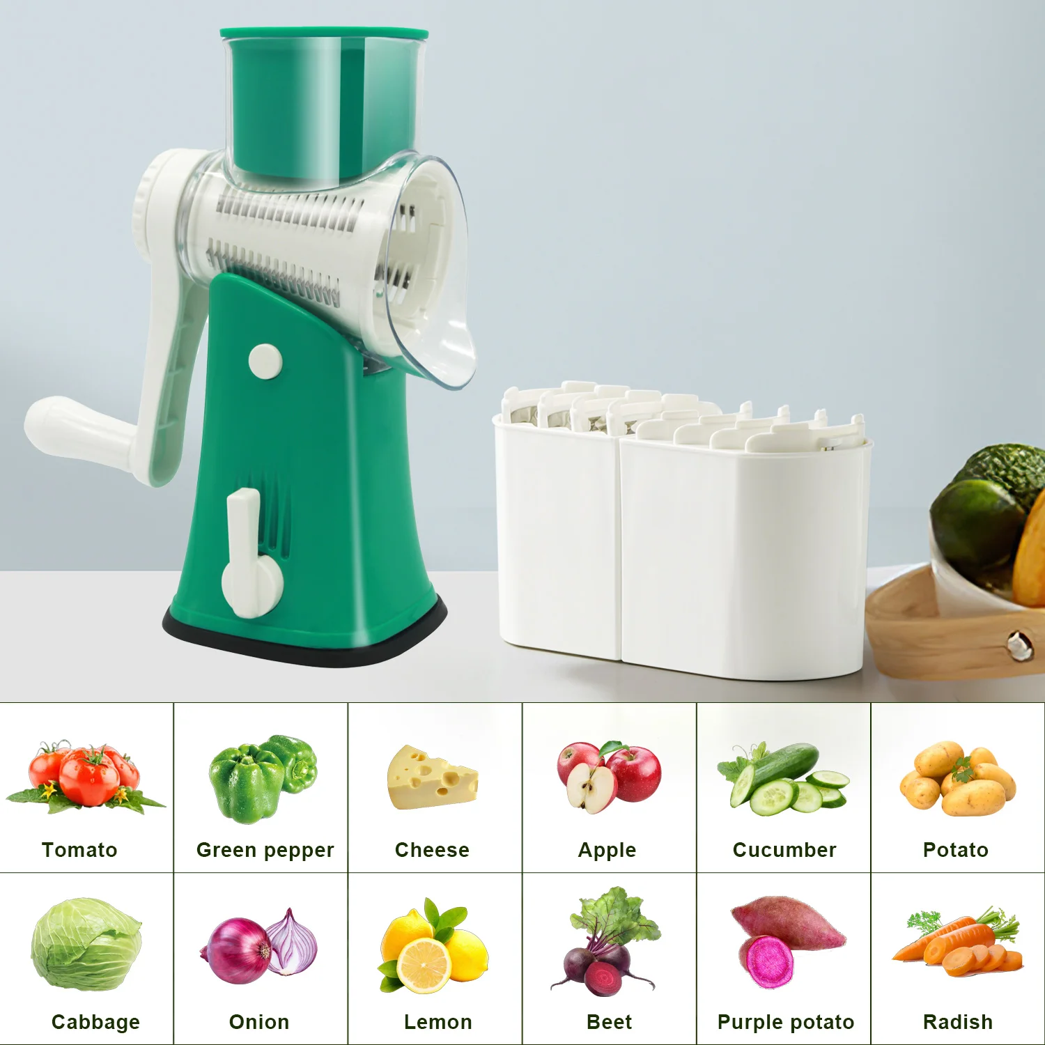 Hot sell online manual cheese grater slicer shredder stainless steel cheese grater multipurpose grater for fruit vegetable