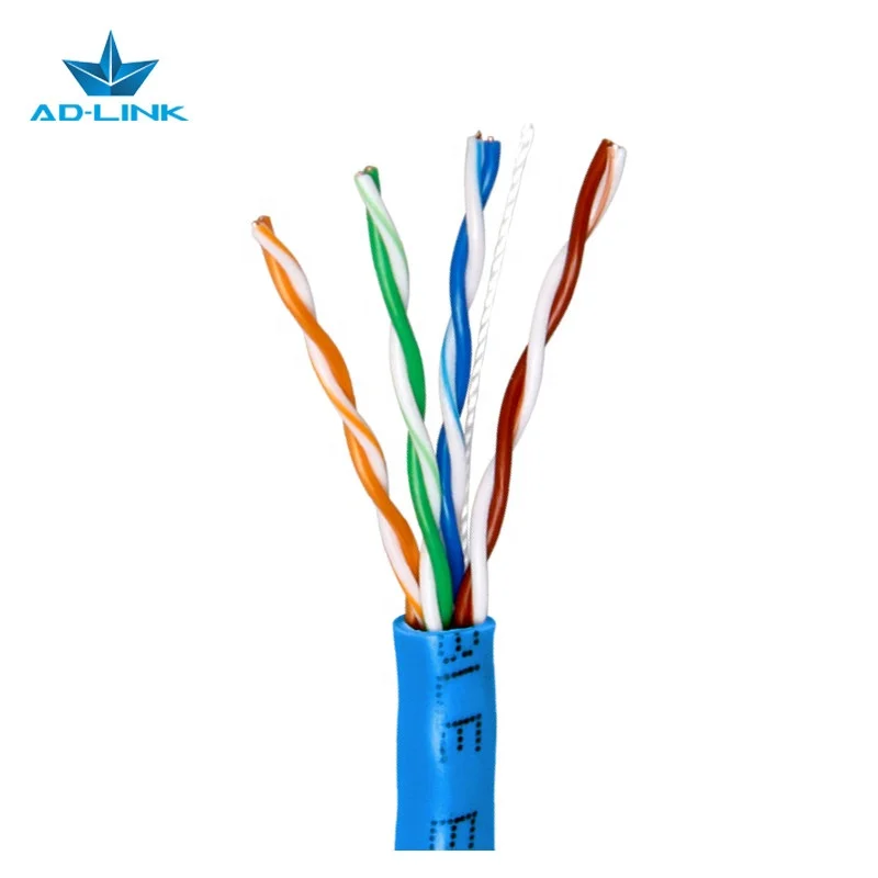 Lan cable cat4 cat5e 4pr stranded solid cable interior network cable 100m 305m