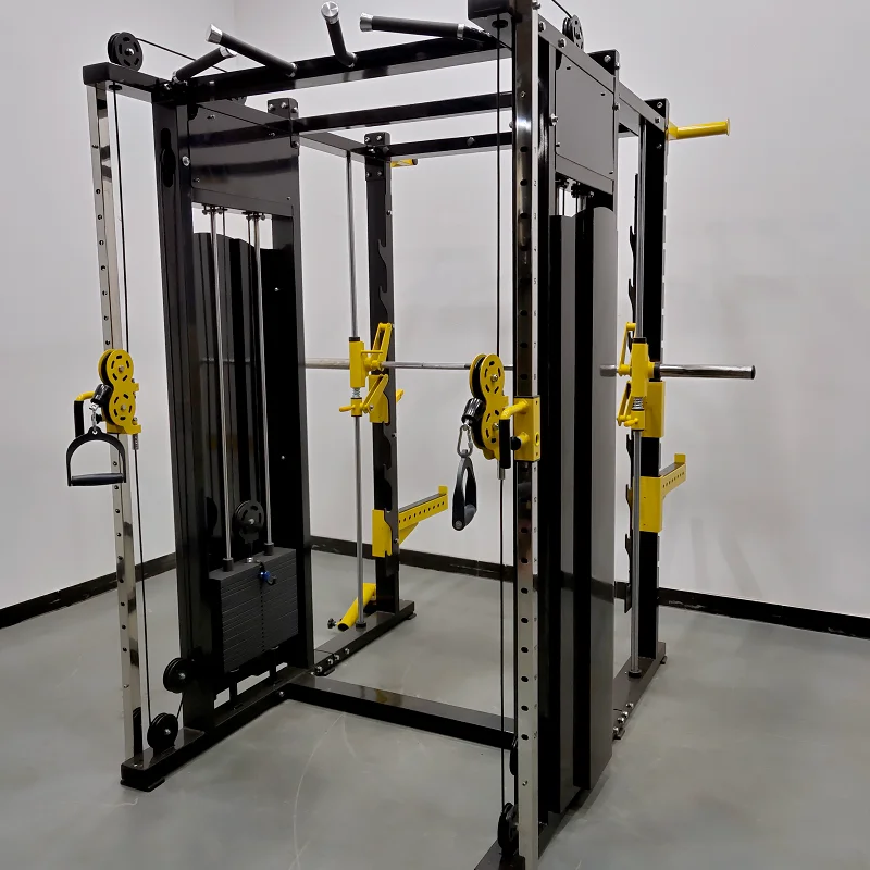Commercial Fitness Equipment Multi Gym Equipment With Smith Machine And Cable Crossover