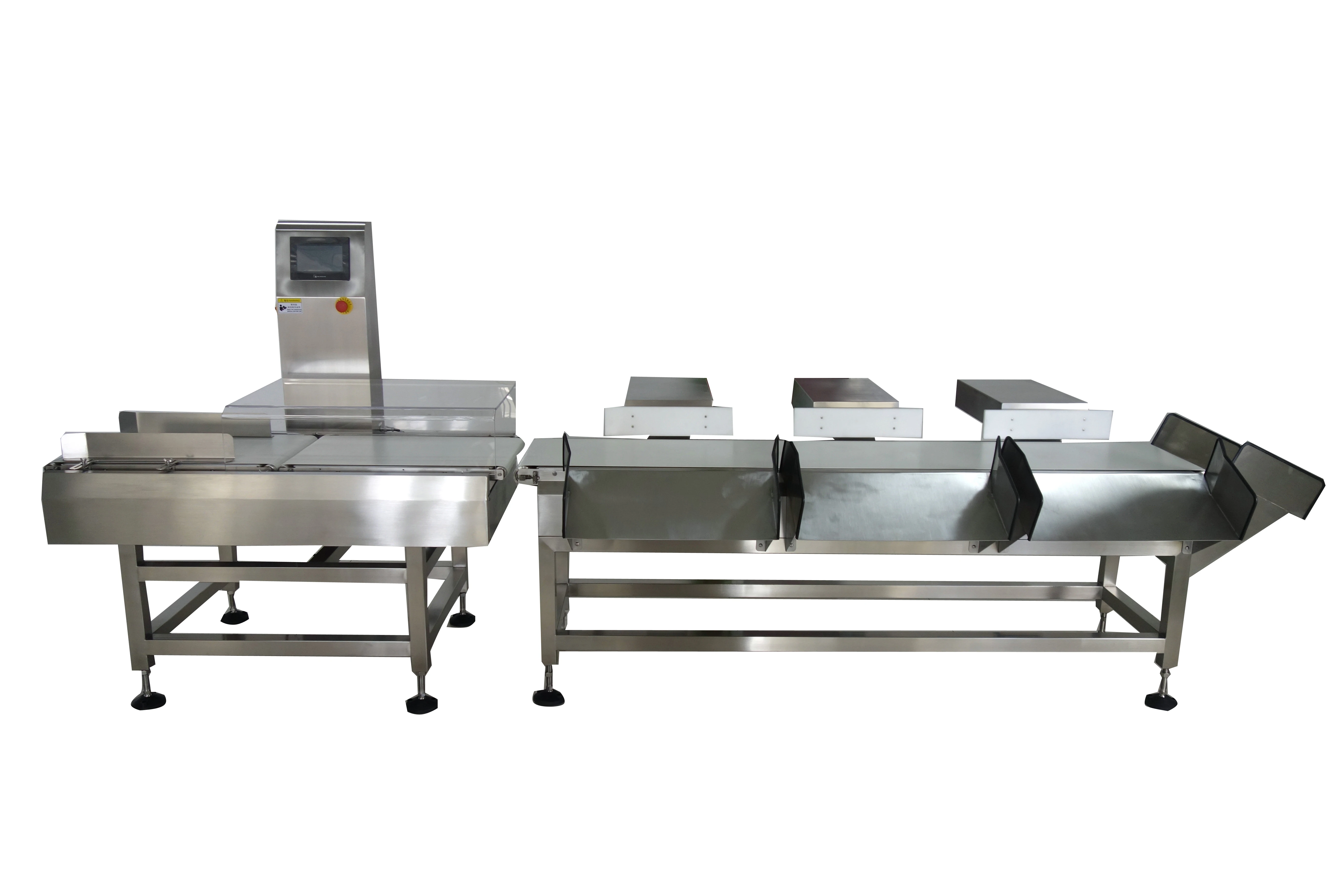 Customized size automatic online checkweigher weight sorting machine for fish