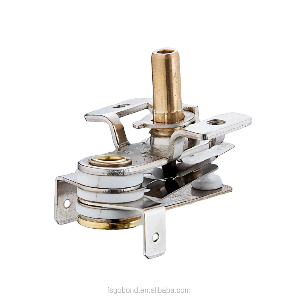 High Temperature Adjustable Bimetallic Thermostat for Oven for Iron Other Home Appliance Parts Commercial Household Outdoor CAR