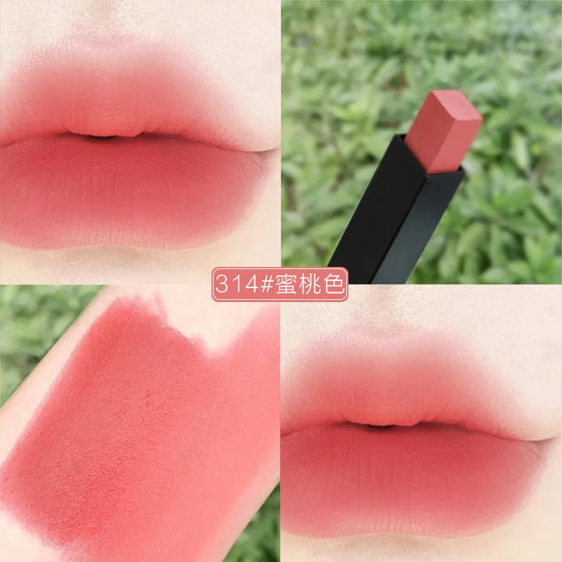 JTKH01A waterproof velvet red matte lipstick bulk ladies cosmetic cute lipstick 2023 organic moisturizing gold rose lipstick