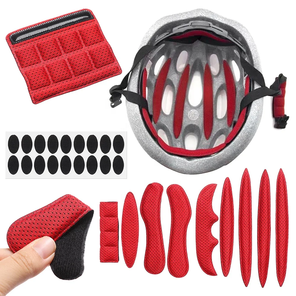 Replacement Motorcycle Bicycle Cycling Adhesive Removable Adjustable Protective Soft Comfort Tactical Helmet Foam Padding Pads