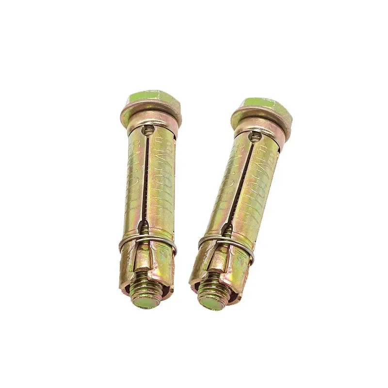 Heavy Duty Yellow 3 PCS 4PCS Fix Mild Steel Loose Shield Rawl Bolt