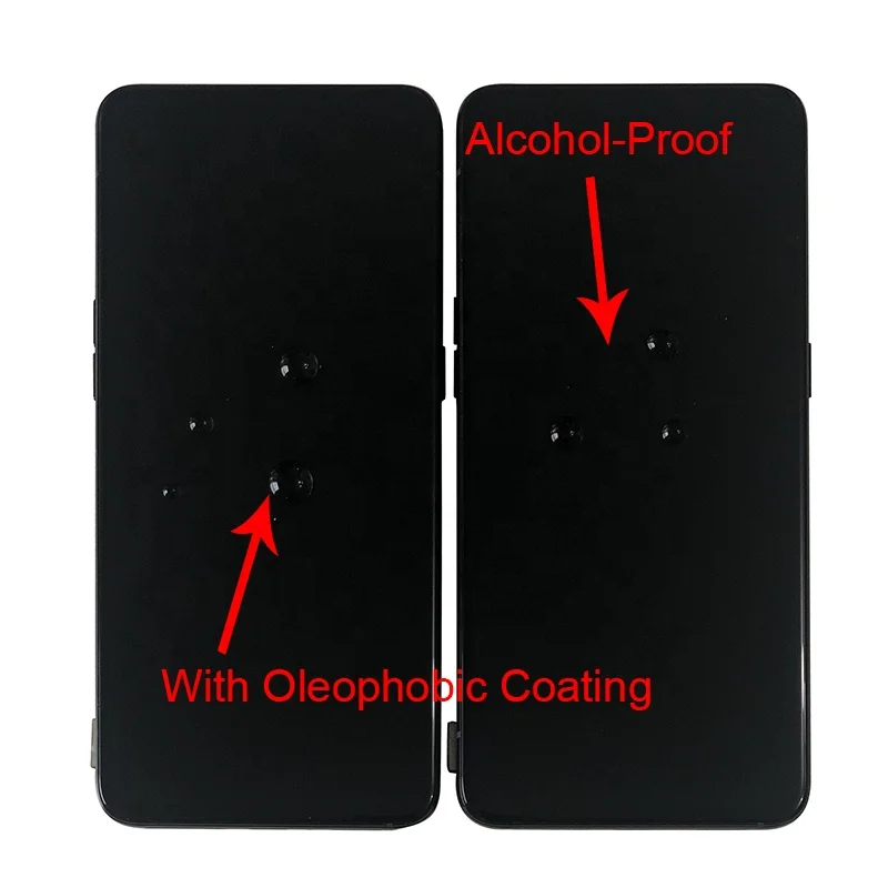Original Touch Screen For OPPO Reno 10X ZOOM CPH1919 AMOLED LCD Display Screen Touch Panel Digitizer Frame For Reno 10X ZOOM LCD
