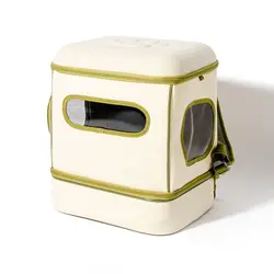 Leyou pet portable cat draw-bar box travel bag carrier backpack luggage strollers with wheels