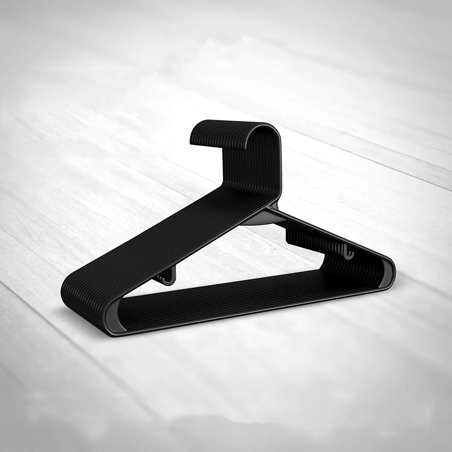 13 Years manufacturer Anqi wholesale space saver flocked non-slip hanger suit coat clothes hangers