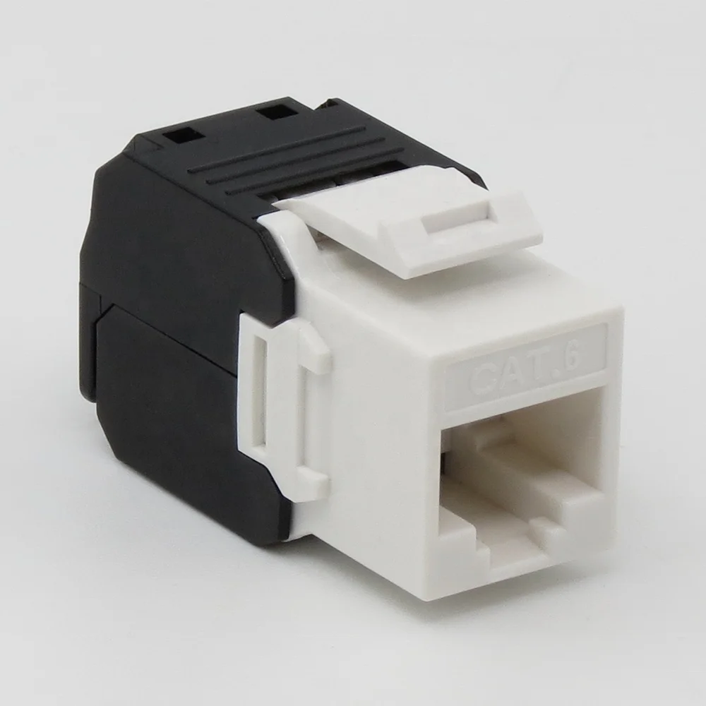TM-8025-UTP AMP Type RJ45 Cat6 180 Degree UTP Keystone Jack