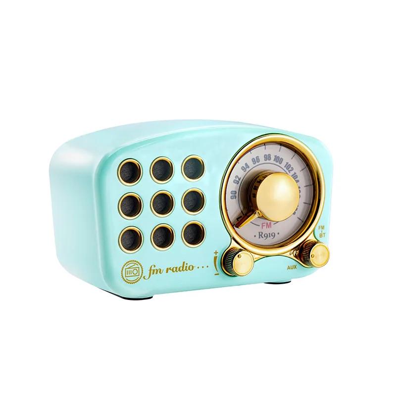 Оптовая продажа с завода портативное ретро-радио fm винтажное деревянное радио Ручной