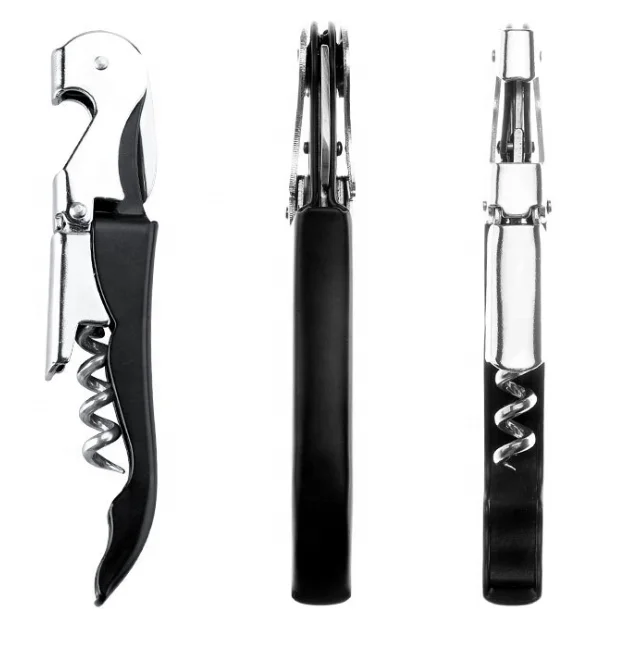 Stainless Steel Metal custom logo Screw Multi-Function colorful  Cork  beer  Bottle Opener for gifts