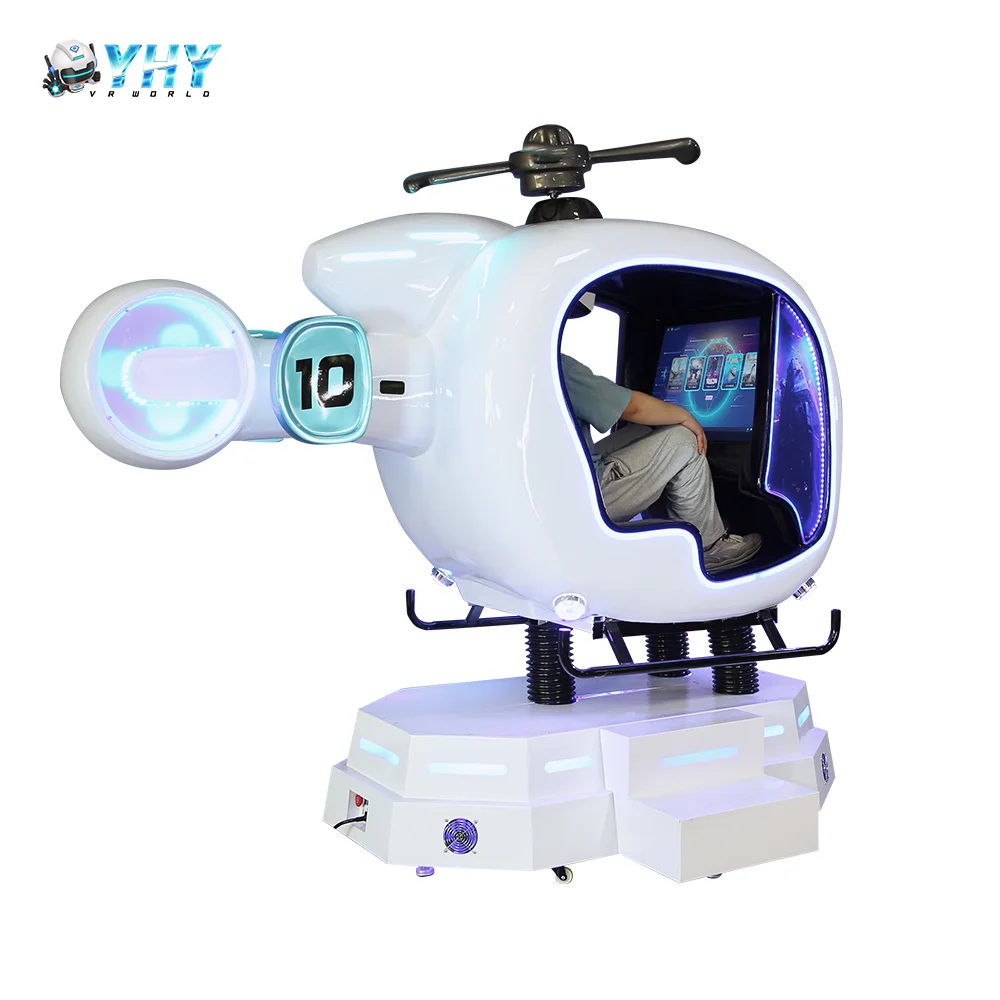 YHY Vr Flight Helicopter Simulator Machine 9d Vr Plane Games For Children / Kids vr flight