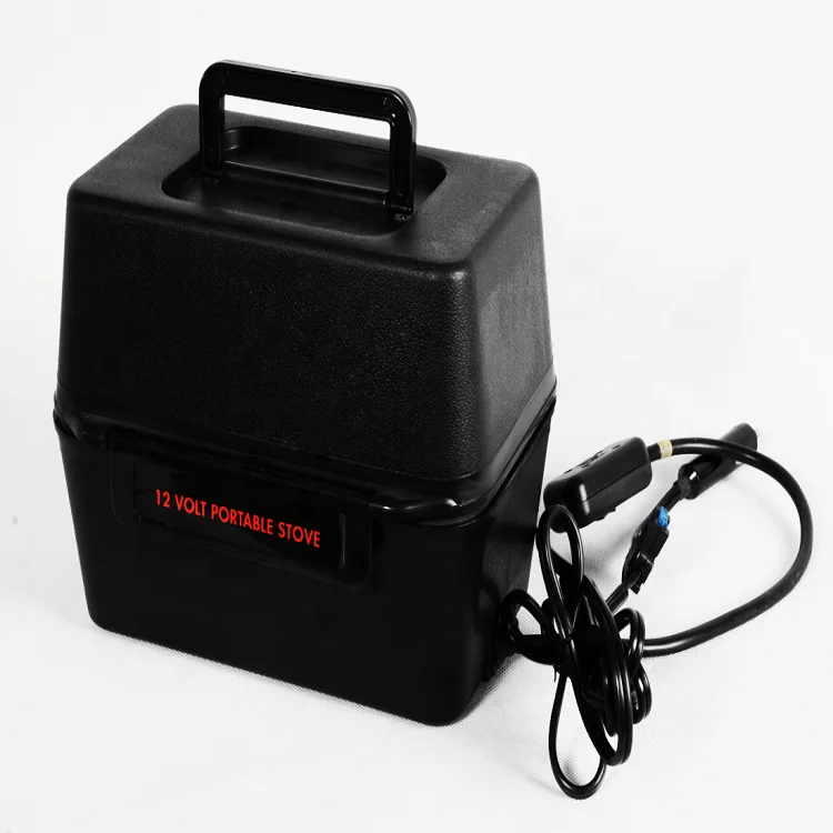 Hot sales 12 volt DC large portable stove camping heated electric lunch box food warmer car boating use portable stove