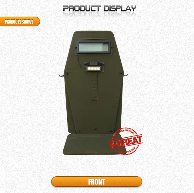 Military exercise shield V-QRS 001 military police riot shield safety ballistic shield