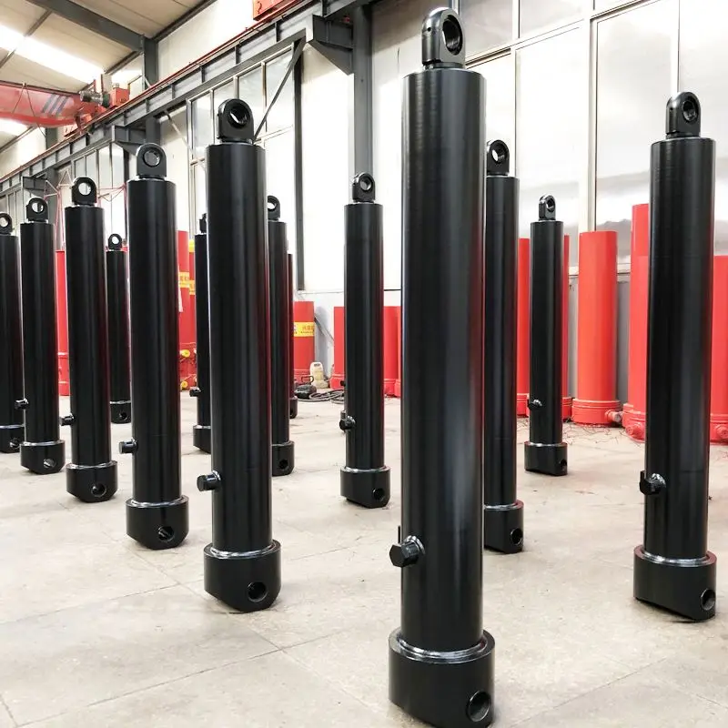 Одиночный действующий поршень длинный ход передний конец сварной гидравлический цилиндр используется для моторных домов и караванов