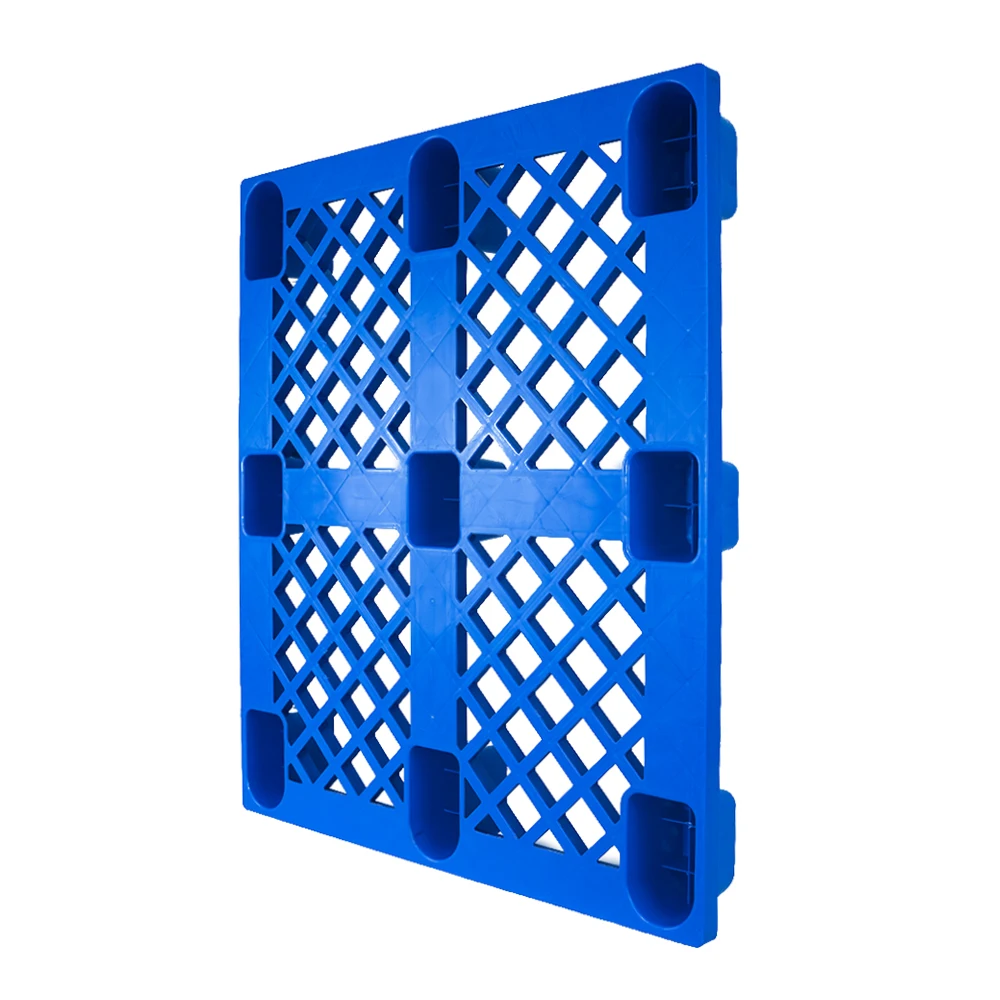 Hot Sale HDPE Material Mesh Grid Nine Feet Nestable Euro Single Side Face Plastic Pallet