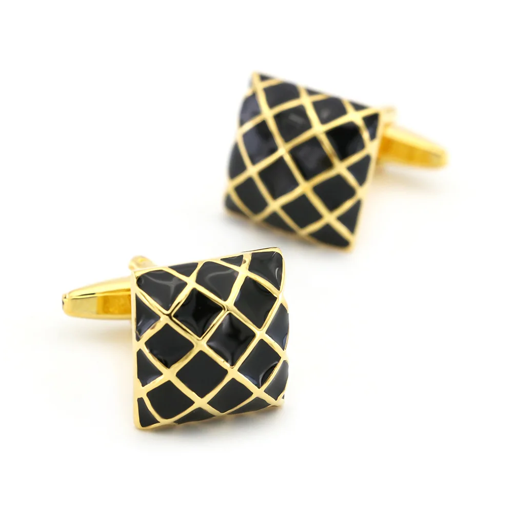 High end brass business mens dress shirts cufflink manufacturer