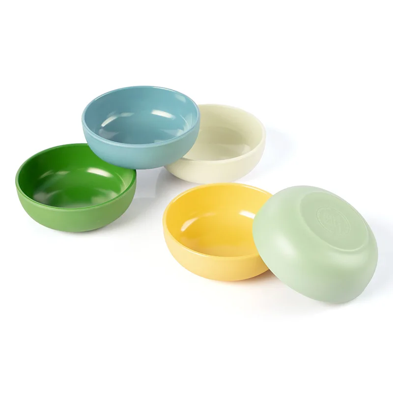 Custom Non-Slip Unbreakable Melamine Ice Cream Bowl Set Of 6 Assorted Colours Perfect For Mixing Serving Or Storing
