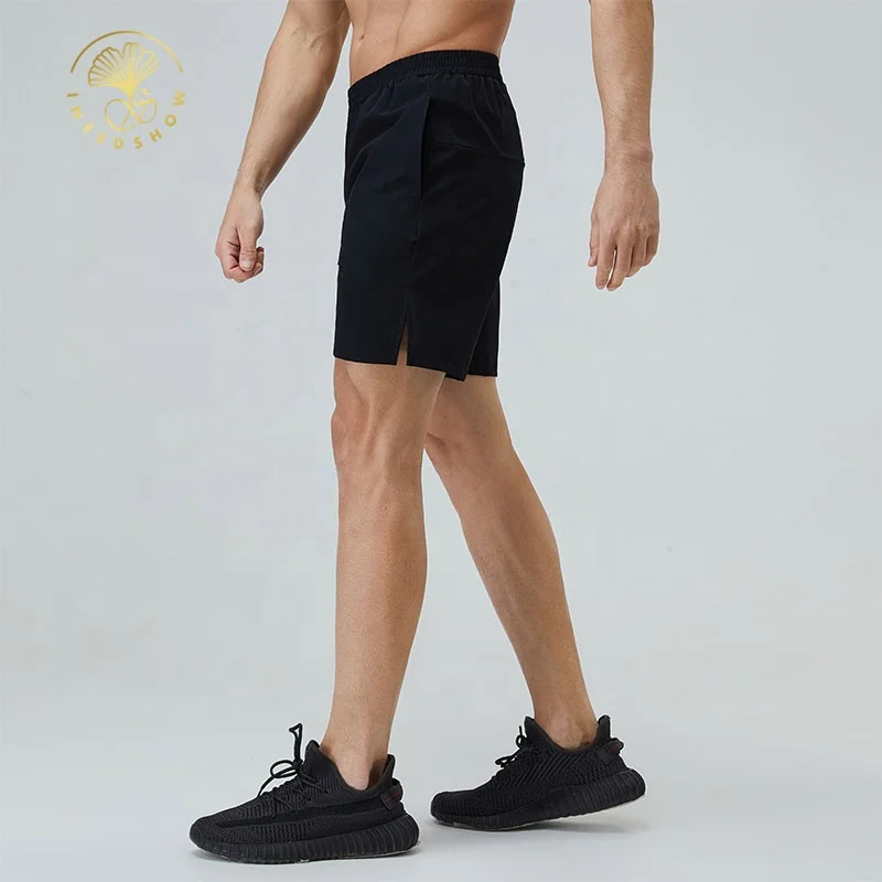 Fashion Mens Fitness Apparel Summer Shorts High Quality Men Athletic Sport Shorts Wholesale Zipper Design Pocket Men Gym Shorts
