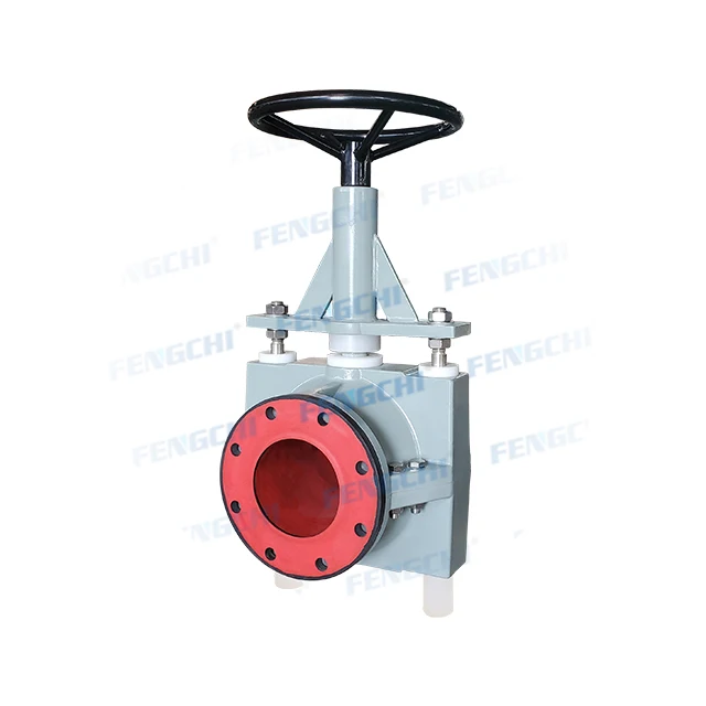 Pinch valve Manual pinch valve Wear resistant rubber lined valve suitable for wastewater treatment, etc.