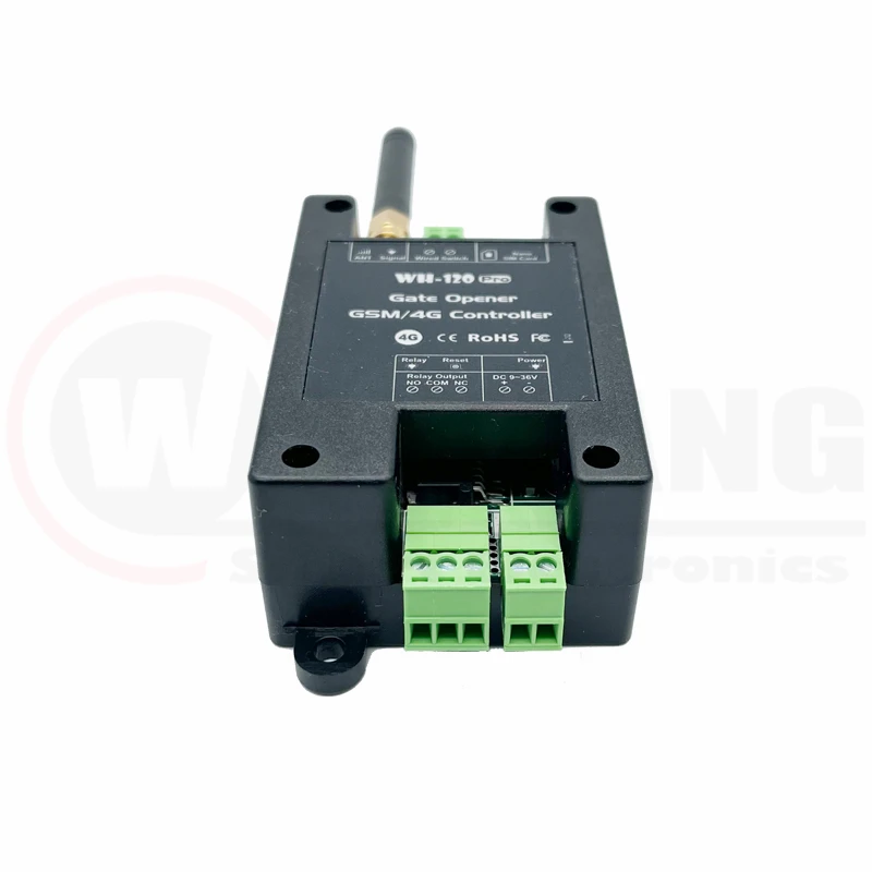 WH-120 Pro 4G GSM Gate Opener Relay Switch Wireless SMS Call Door Access Switch Remote Control Gate Door Opener 4G LTE