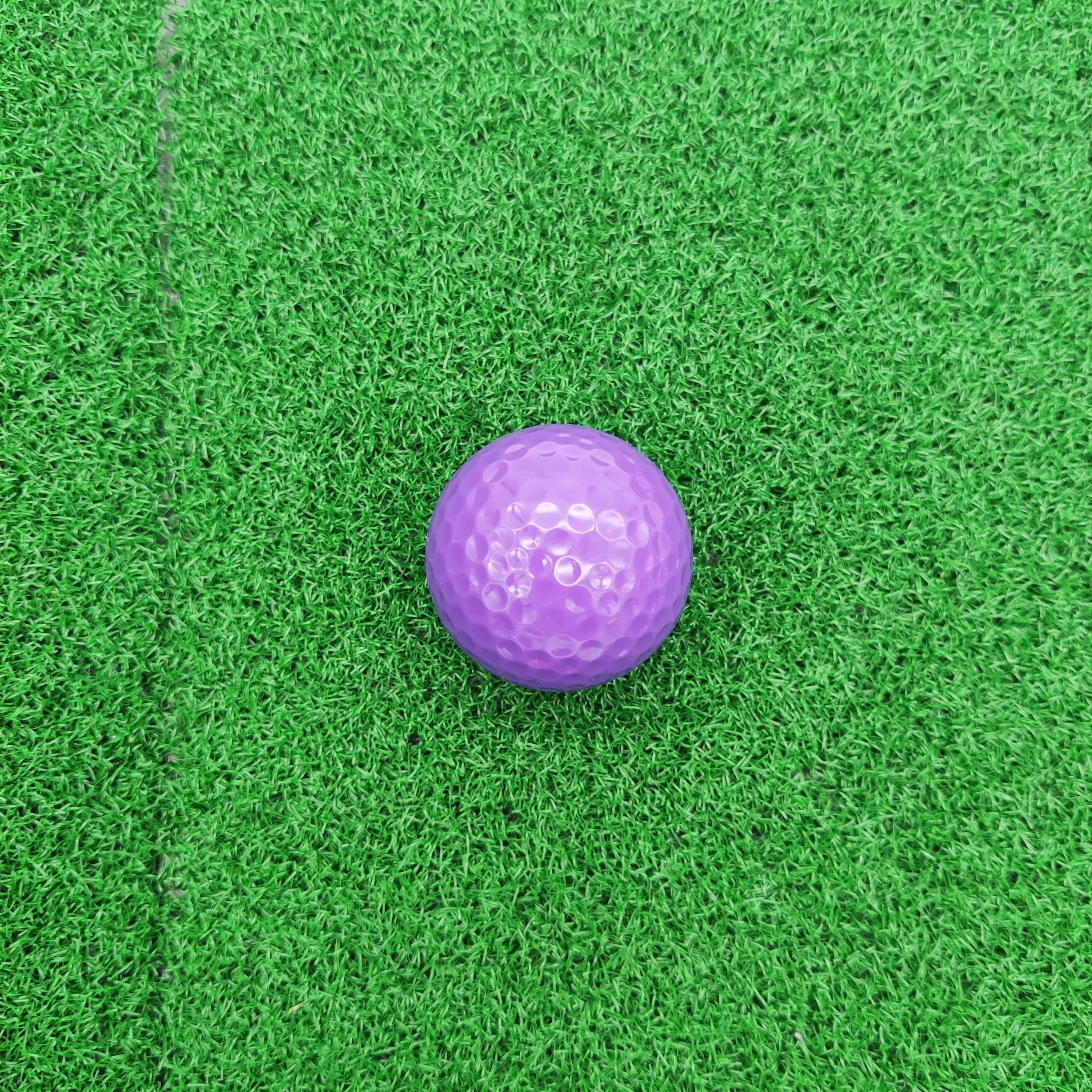 Solid beautiful colored golf Ball for golf chipping putting and mini golf course