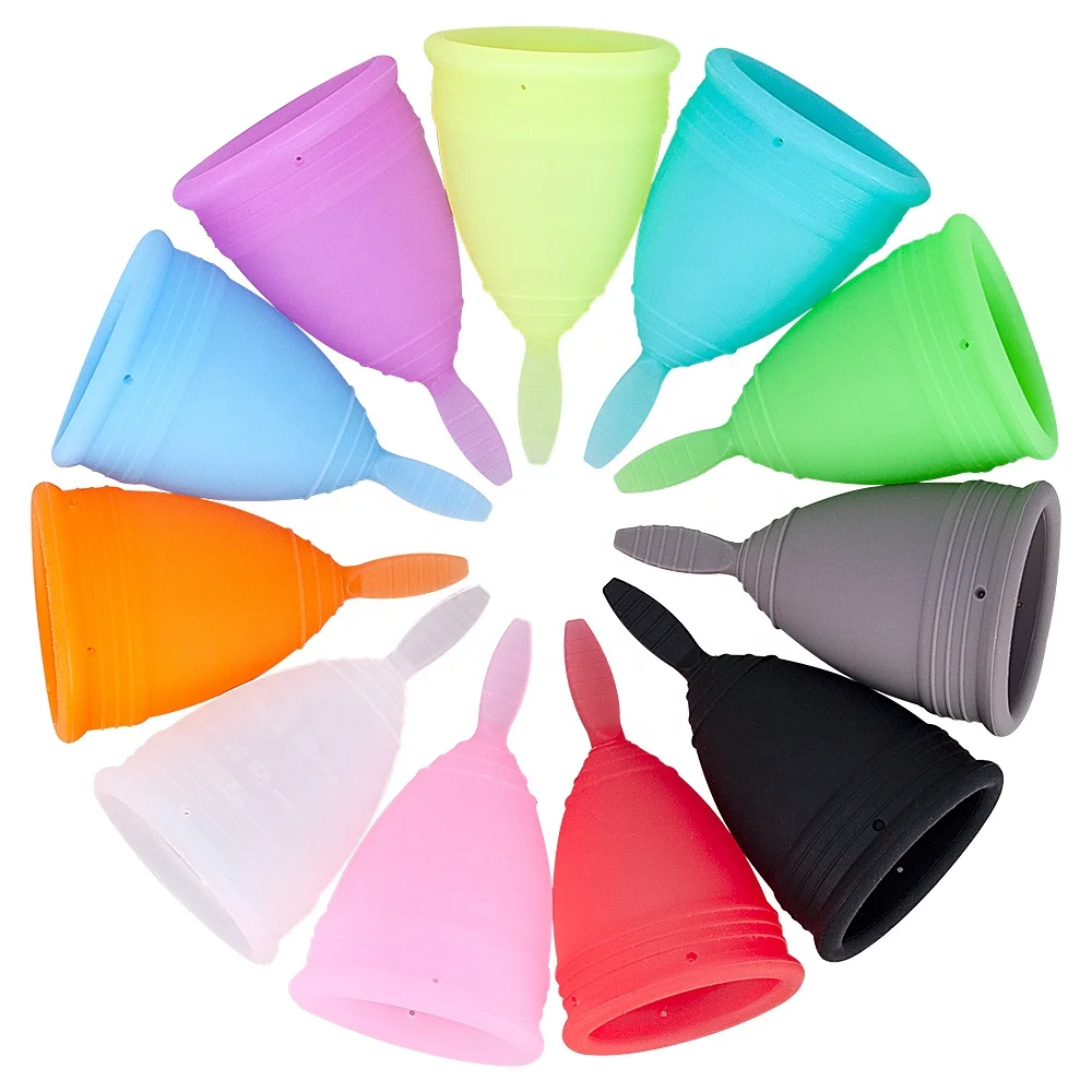 Medical Grade Silicone Menstrual Cup women Lady menstrual period Cup Coupe feminine hygiene menstrual cup