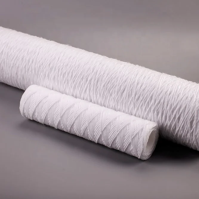 5 micron wound pp yarn filter cartridge for water filtration