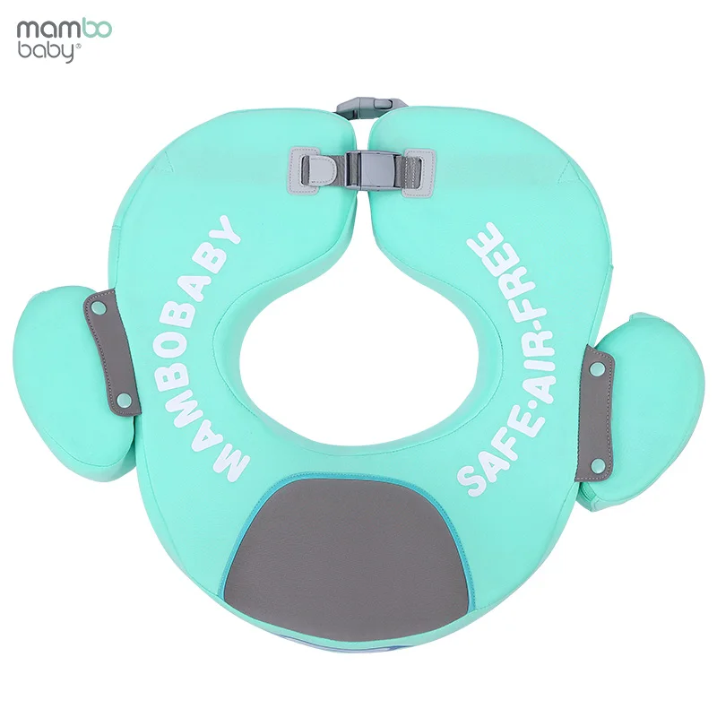 Mambobaby Baby Float Mambo Swimming Ring Non-inflatable Kids Swim Trainer Animals Float for Kids Toddler Swimming Pool Floatie
