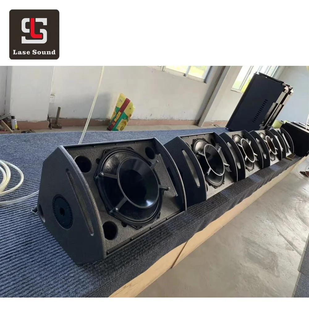 15-Inch Wooden Studio Monitor Speakers 2-Way Passive Coaxial Stage Floor Speaker with 1200W Output Power