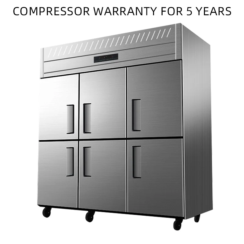 Doble температура Maytag 201 # нержавеющая холодильник статическое охлаждение морозильник 4 двери коммерческий