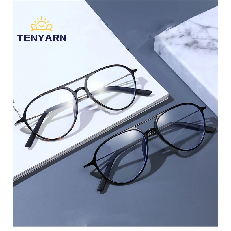Tenyarn Wholesale Black Anti Blue Light Computer Glasses Ultralight Ultem Optical Eye Glasses Frame Eyeglasses Frames