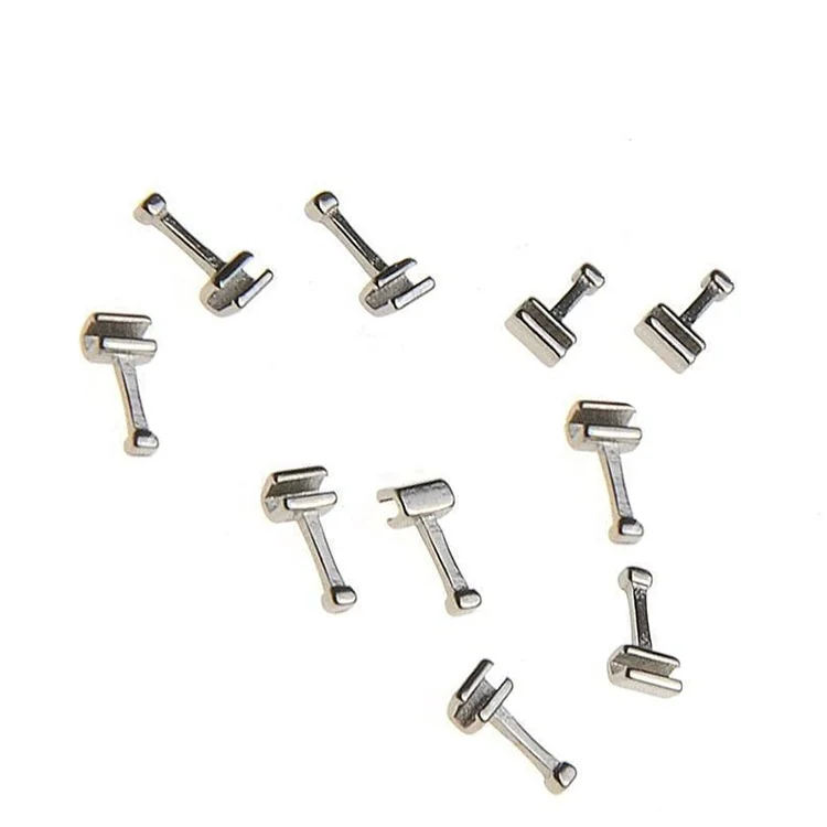 Made in China Dental medical use metal orthodontics T type long handle Crimpable Hooks