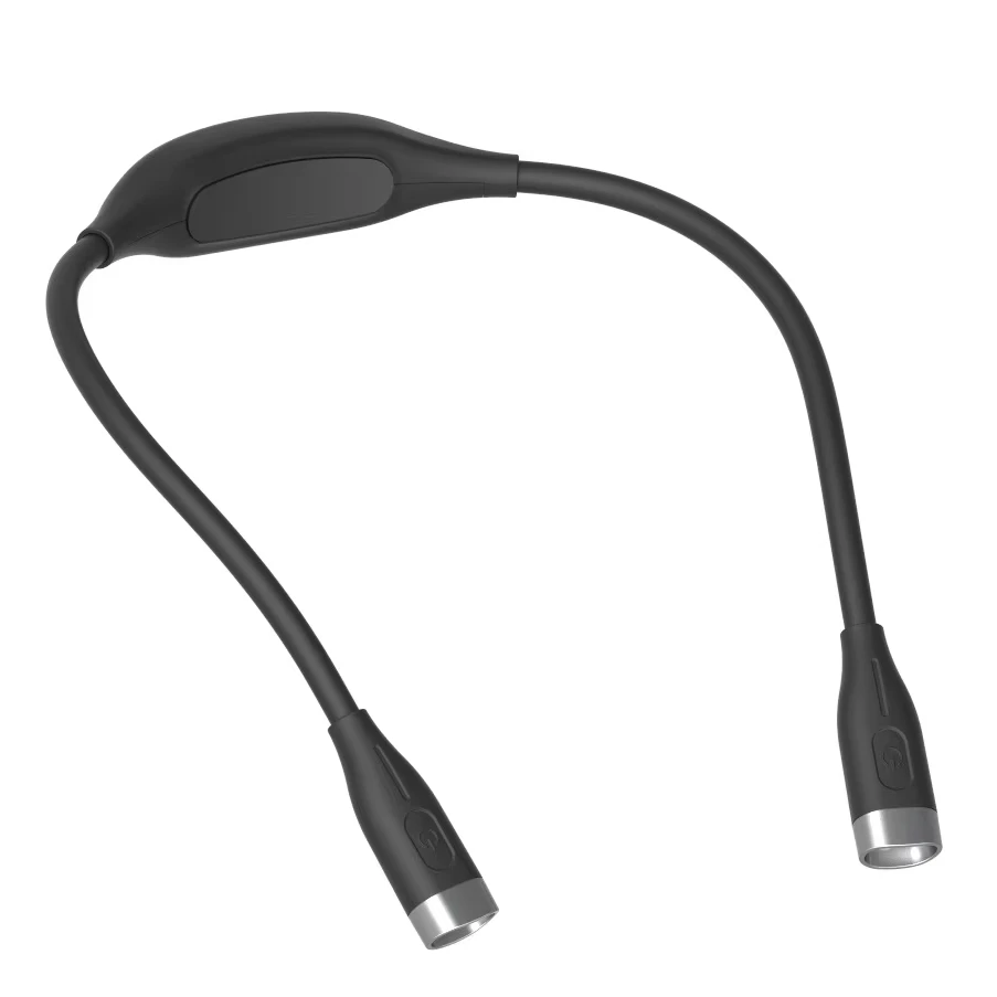 Rechargeable Long Lasting Hands Free LED Neck Reading Light Night Lamp Eye Caring Book Reading Light for Reading in Bed, Camping