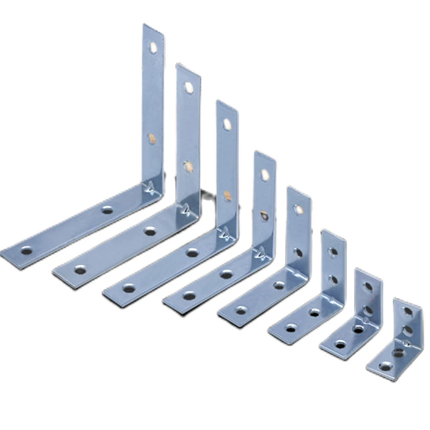 L shaped fixing bracket furniture 90 degree wall mount angle bracket