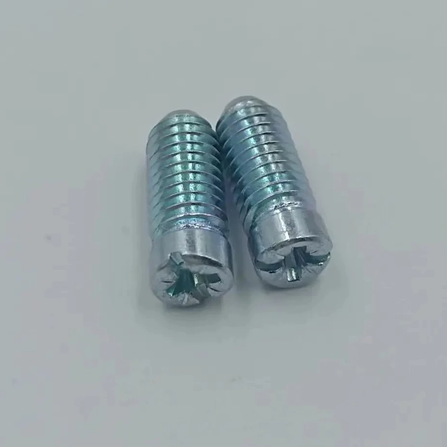 M6 Burnished Stainless Steel Flat Grub Screws Set Metal Socket Screw Hex Head Visseries Confirmat Screw Metric Measurement