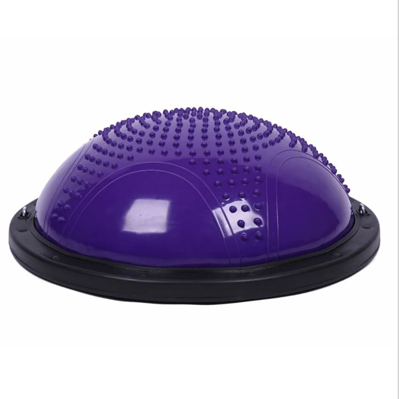 
2021 high quality explosion proof genuine fitness yoga balance ball yoga hemisphere wave speed ball 