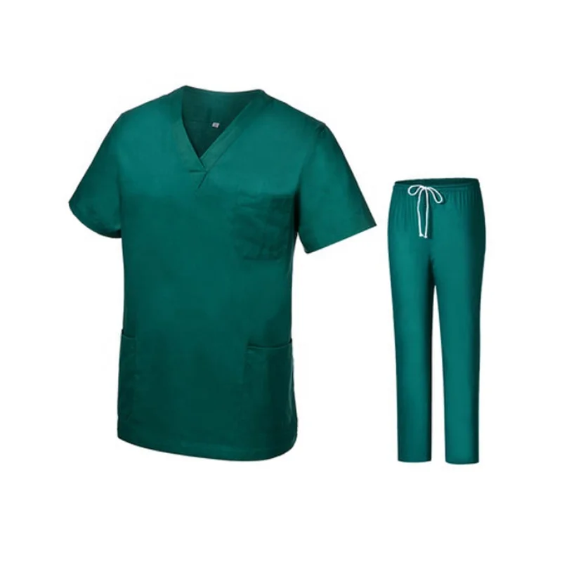 Custom Design White Scrub Suits For Men and Women