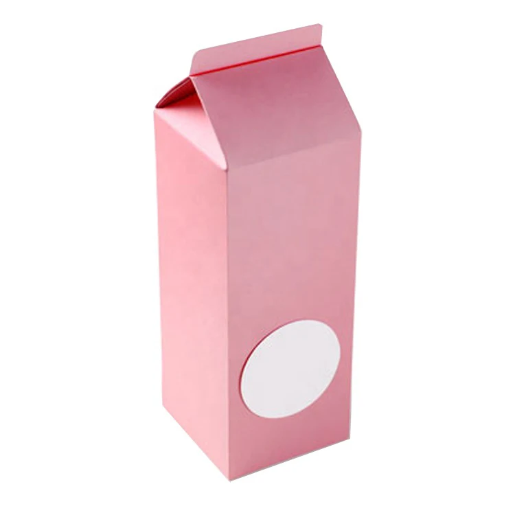 Vietnam factory free design flip top milk box customized printing box