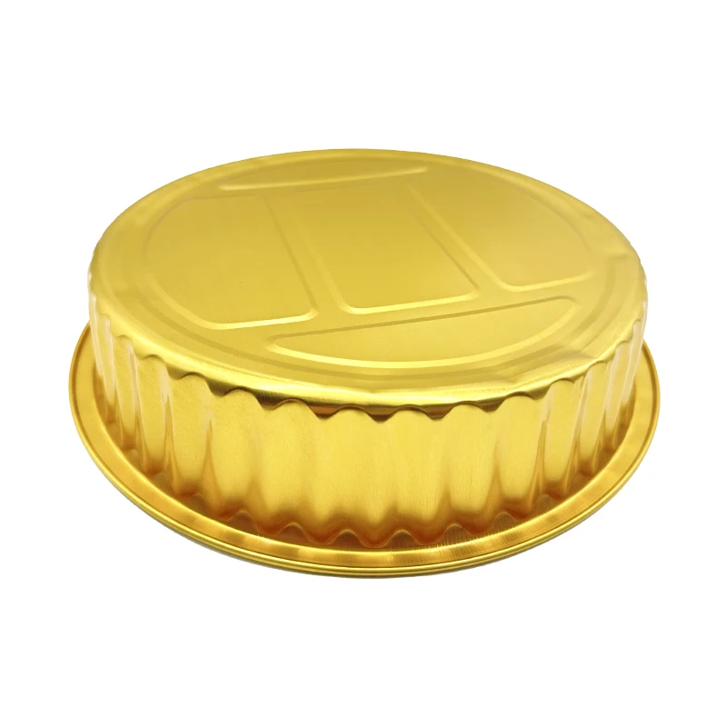 Tray Food Container Aluminum Foil Takeaway Aluminium Foil With Plastic Lids Foil Tray