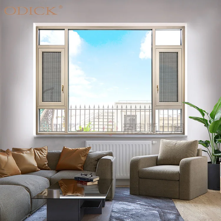 Factory Outlet Modern Villa Residential Household Aluminum Alloy Window Double Glazed