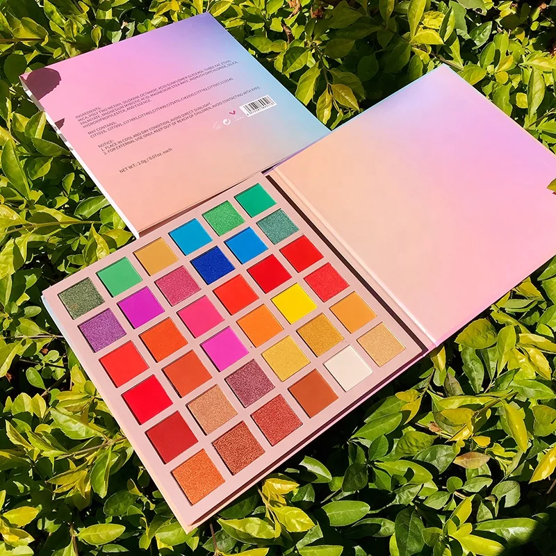 Super smooth palette eyeshadow private label eyeshadow pigmented palette