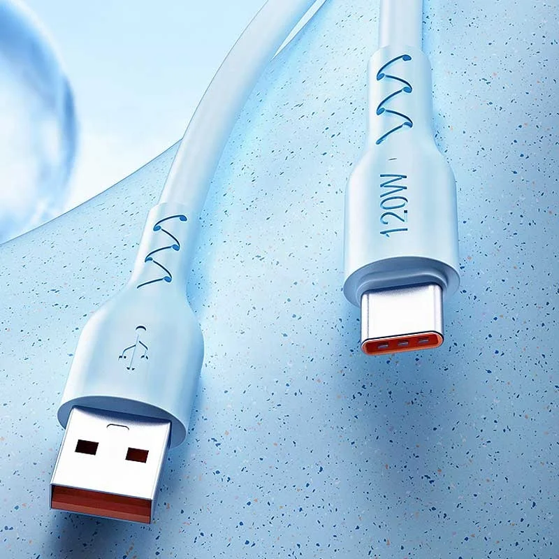New Trend 6.0mm Wide Thick 120W Max 2 Meter 1.5 1M Fast Charging USB C Cable