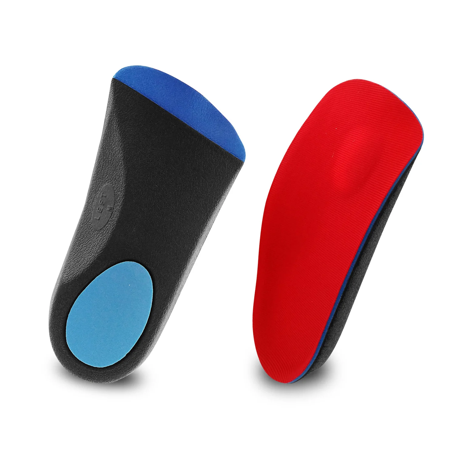 High Quality Half Orthopedic Plastic Insole 3/4 Arch Support Orthotic Cushion Comfort Functional Flat Feet Insert
