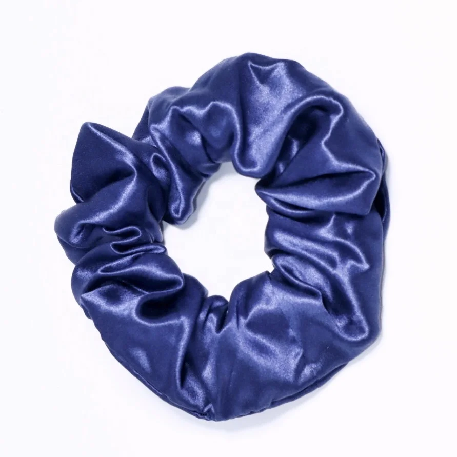 trendy silk scrunchie 100% silk scrunchies sustainable silk skinny scrunchies with box