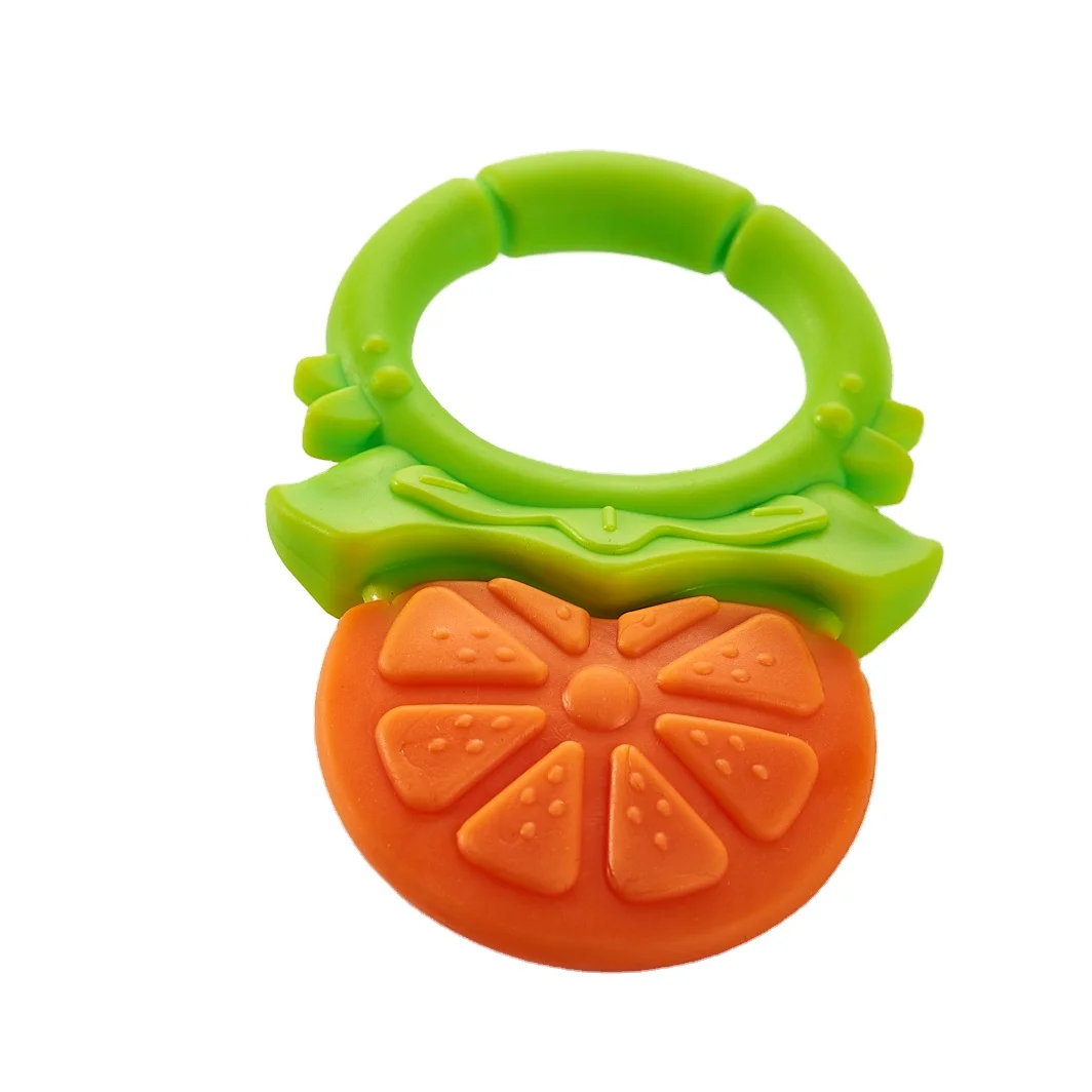 Новое поступление 2021, детский Прорезыватель для зубов из пищевого силикона, детская игрушка для прорезывания зубов в виде фруктов