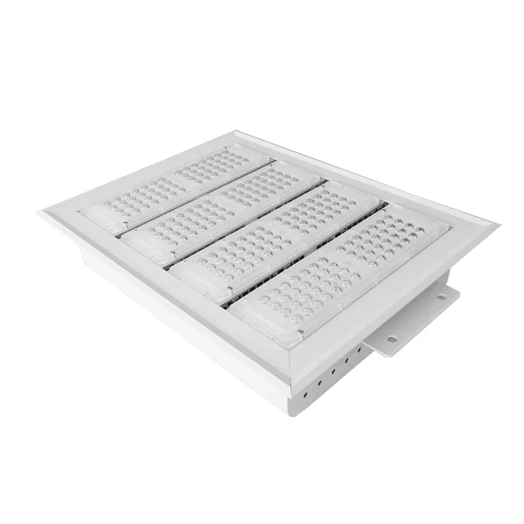 economical canopy 200w oil station led lighting housing with waterproof  aluminum housing 200 gas station canopy light