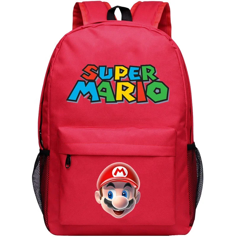 Wholesale custom oxford student kids children super mario mochila school bookbag bolsa super mario backpack