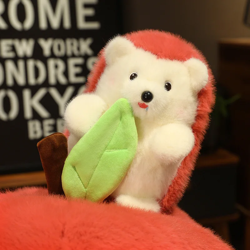 Low MOQ christmas unique Hedgehog kids cartoon 25/30cm stuff toys custom plush toys for claw machine plush toys custom made