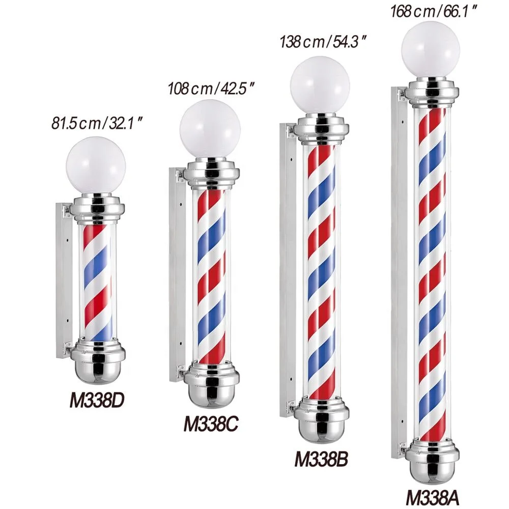 M338 Series Wholesaler factory price barber light barber shop pole